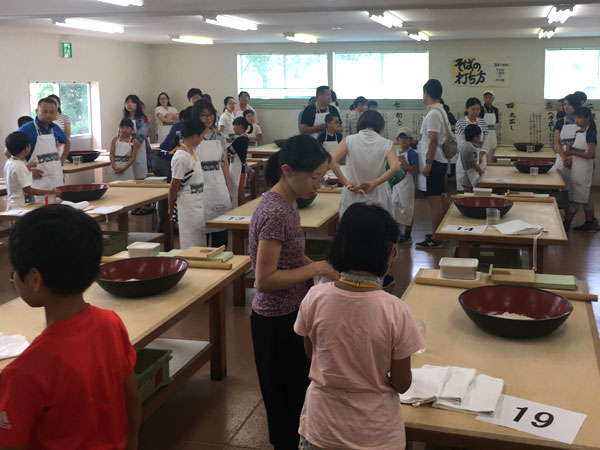 そば打ち体験